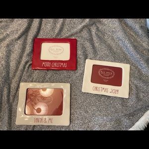 Rae Dunn Christmas Picture Frame Set